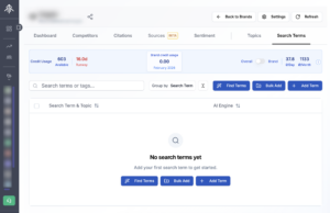 Add a search term in Rankscale
